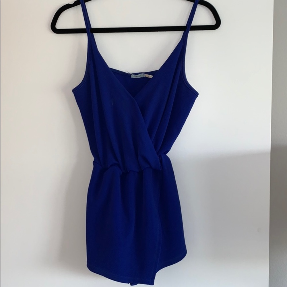 Cobalt Wrap Romper